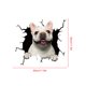 thumbnail image 5 of Ounissouiy Adhesivo de pared 3D para perros, pegatinas para inodoro, vista de agujero, perros vivos, baño para decoración del hogar, calcomanías de Decoración del hogar cinco Ounissouiy HA007357-05B, 5 of 6