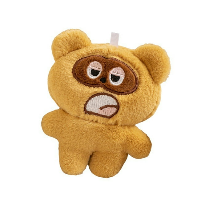 Nituyy Stuffed Animal Keychain, Cute Portable Plush Doll Stuffed Toy Keychain for Backpack