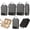 Black, variant on 6-Piece Expandable Space-Saving Packing Cubes, Water-Resistant Luggage Organizer Set with Mesh Window, Travel Bags for Suitcase Clothing Shoes