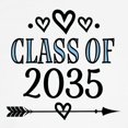 thumbnail image 3 of CafePress - Class Of 2035 Future Graduate Baseball Jersey - Kids Cotton Baseball Jersey, 3/4 Sleeve Shirt, 3 of 4
