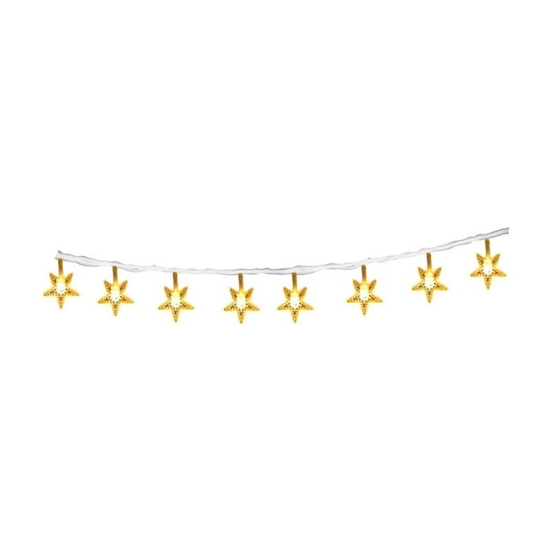 Cheapark LED Star String Lights - Copper Wire Pentagram Ambient Lighting, Gift Perfect for Valentines Day, Christmas & Camping Dec or