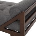 thumbnail image 5 of Noble House Ashtabula Indoor Tufted Chaise Lounge, Charcoal, 5 of 9
