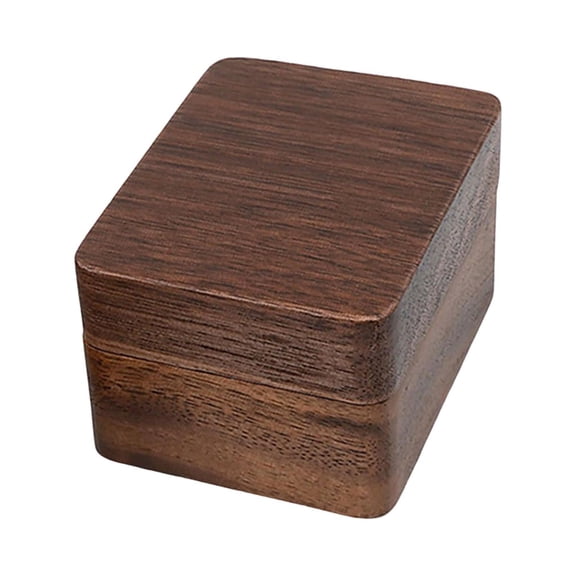 Vintage Wooden rings Box Solid Wood 3 Slots Jewelry Organizer rings Holder rings Storage Box Gift Display Jewellery Holder Showcase White