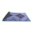 thumbnail image 2 of Ahgly Company Indoor Rectangle Abstract Blue Modern Area Rugs, 2' x 5', 2 of 4