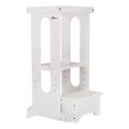 thumbnail image 1 of Little Partners Explore N Tour de Magasin Tabouret Réglable en Hauteur, Blanc, 1 of 6
