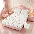 thumbnail image 2 of Manfei Rustic Wildflower Bed Sheets 4-Piece,Cottagecore Blossom Full Size Sheets,1 Flat Sheet,1 Fitted Sheet and 2 Pillowcases, 2 of 6