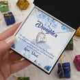 thumbnail image 4 of À Ma Fille Ma Seule Prière à Dieu de Papa pour Toujours Collier w Carte de Message, 4 of 8