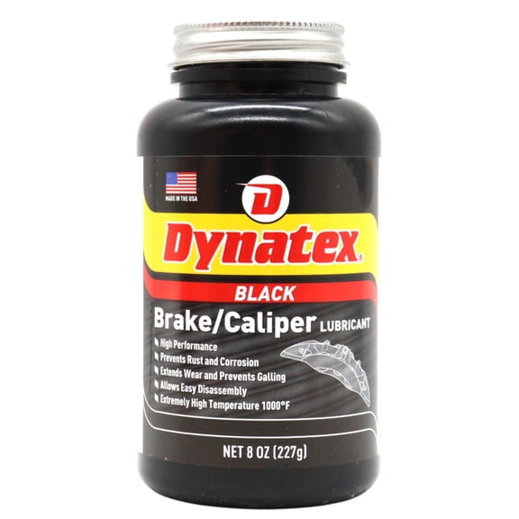 Dynatex Brake & Caliper Lubricant 8 oz Tub - High-Temp Bentone Grease, Graphite Fortified, Anti-Seize & EP Protection, Rust & Corrosion Resistant (Single)