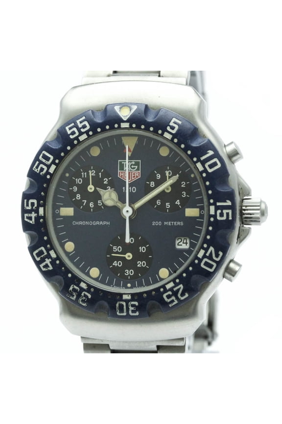 Pre-Owned TAG HEUER 2000 Formula 1 Chronograph Steel Quartz Mens Watch CA1210