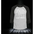 thumbnail image 2 of Shop4Ever Men's Autism Awareness Elephant Raglan Baseball Shirt Small Heather Grey/Black, 2 of 4