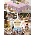 thumbnail image 5 of Rainbow Color Table Cloth, Fantasy Colorful Ombre Swirl Waterproof Tablecloth for Square Tables, Reusable Washable Fabric Table Cover for Restaurant Kitchen Dining Tables 54"x54", 5 of 6