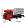 thumbnail image 3 of Partheme Novelty Toys 2 Counts Simulation Of sliding Alloy Car Fire Truck Engineering Vehicle Model red, 3 of 3