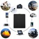 thumbnail image 5 of Panel solar de 20 W, 12 V/5 V, USB 2,0, cargador solar para coche, portátil, para exteriores, panel solar flexible de silicio monocristalino, 5 of 5