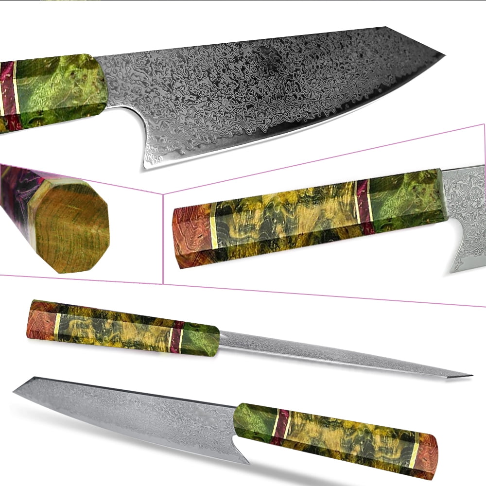 Damascus Knife 8 inch Kiritsuke Kitchen Chef Japanese Knife 67Layers VG10 High Carbon Stainless Steel Knives Razor Sharp