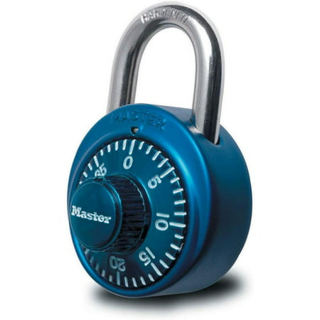 1530DCM Locker Lock Combination Padlock, 1 Pack, Assorted Colors, Indoor padlock is best used as a school locker lock and gym lock, providing protection and.., By Master