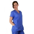 thumbnail image 2 of Women's Medical Nursing Scrub Set GT Original V-neck Top and Pant-Ceil-X-Small, 2 of 6