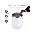 thumbnail image 4 of Vaso Térmico de Doble Pared de Acero Inoxidable Blanco Malubero  Vaso térmico, 4 of 4