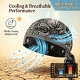 thumbnail image 4 of 4Pack Paisley Cooling Headscarf Cap Set Bandana Beanie, Breathable, Adjustable Straps, 4 of 8