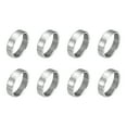 thumbnail image 1 of 8 Pcs Entretoises en Acier Inoxydable 304 1/2 Pouces OD x 3/8 Pouces ID x 1/8 Pouces Longueur(12x10x3mm) Vis Support de Bague Finition Simple Non Filetée Entretoises Rondes en Métal pour Vis M3 Boulons et Tringles, Argent, 1 of 6