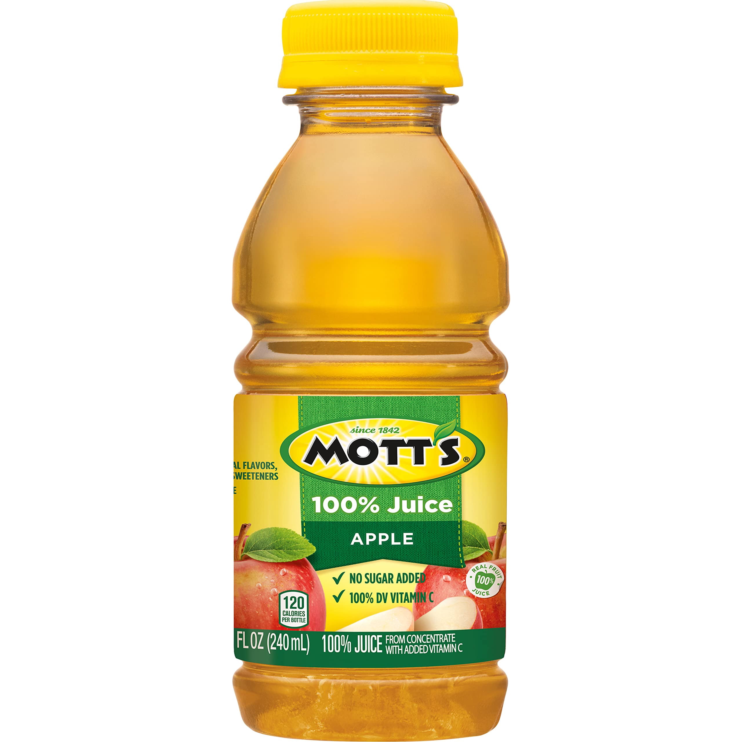 Mott's Apple Juice Bottles, 8 fl oz, 6-Count (Pack of 18)