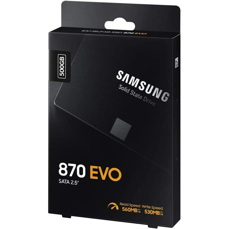 SAMSUNG SSD 870 EVO, 500 GB, Form Factor Intelligent Turbo - Technical View