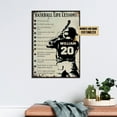 thumbnail image 1 of MoritanX Personalized Baseball Poster, Baseball Life Lesson Poster, Custom Name Baseball Print, Baseball Gift For Boy, Gift For Baseball Player, 1 of 3