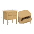 thumbnail image 3 of Park Contemporary 24" Nightstand in Natural (2-Drawer), 3 of 9