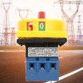 thumbnail image 4 of Load Circuit Breaker Switch, Silver 2.56×2.56×3.74in Flame Retardant Plastic Circuit Breaker, 440V For Textiles And Other Fields Applicable To Machine Tools, 4 of 8