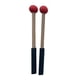 thumbnail image 4 of Baquetas de silicona de 2 piezas con mango de madera para profesionales y principiantes Rojo, 4 of 9