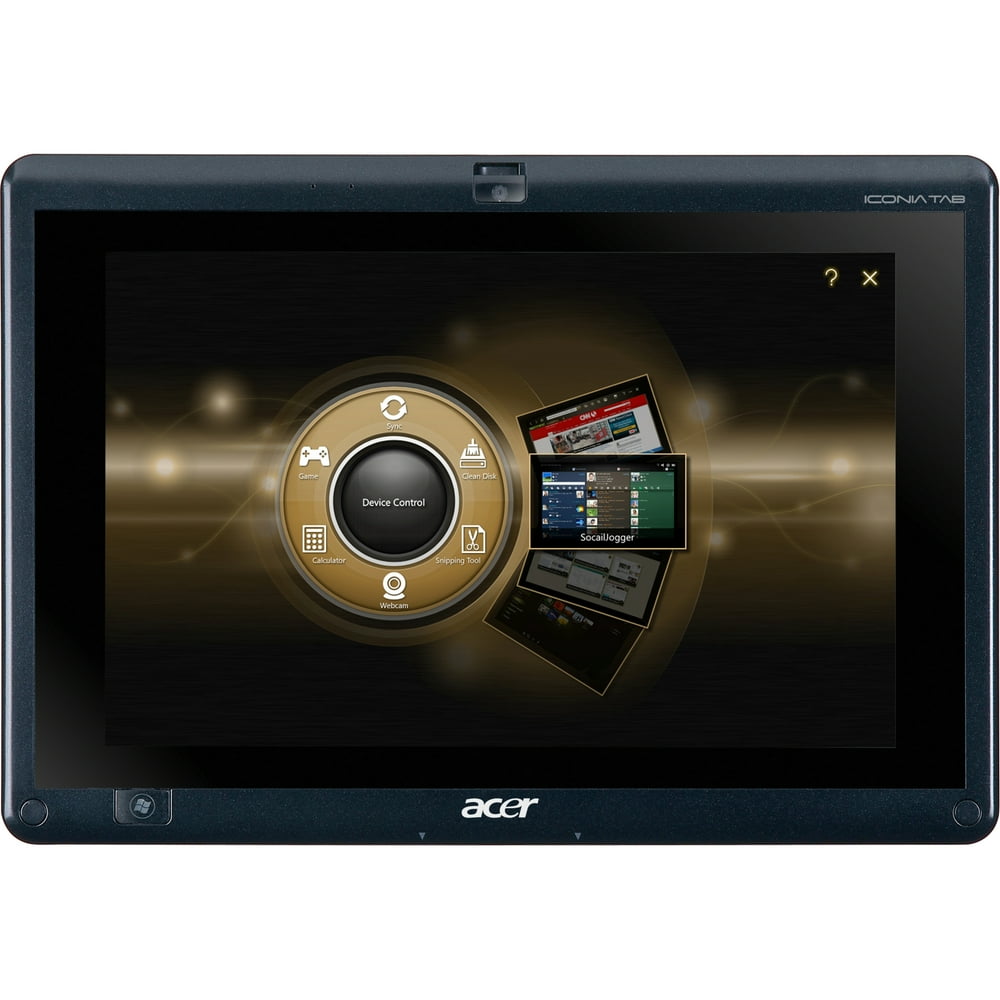 Acer ICONIA Tab 10.1" Touchscreen 2in1 Laptop, AMD CSeries C50, 2GB