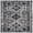 Grey/Black, variant on SAFAVIEH Vintage Hamadan Blathnaid Oriental Area Rug, Brown/Black, 2'7" x 5'