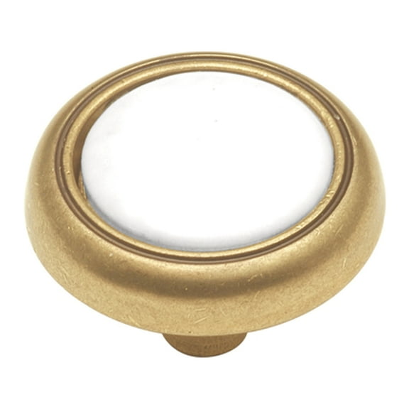 1-3/16" Dia. Tranquility Cabinet Knob - White