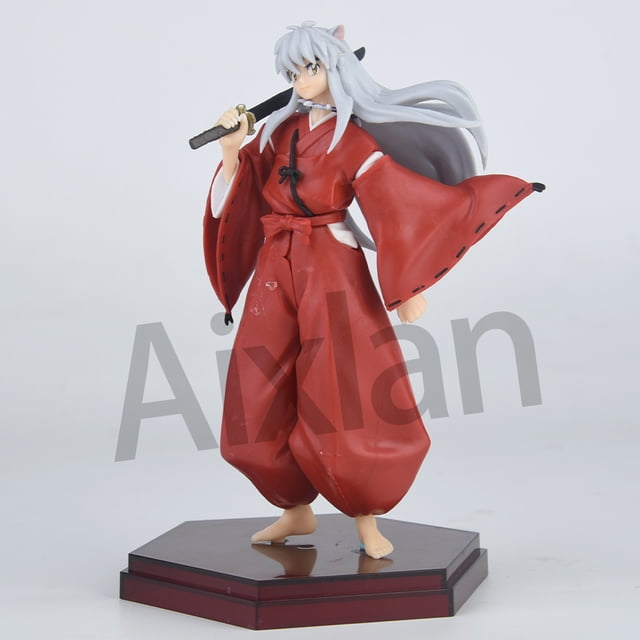 20cm Anime Inuyasha Figure Inuyasha Kikyō Sesshoumaru Higurashi Kagome PVC Action Figure Model Toys Collectible Model Toy Gift