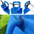 thumbnail image 4 of 2 Pcs Swimming Pool Pipe Holders Fits 1.5'(MAX)- Happon Self-Adhesive Pool Hose Support Brackets with Hose Clamps and Cable Ties-Pool Hoses Accessories for Above Ground Pools,Preventing Pipes Sagging, 4 of 7