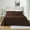 Chocolate Brown, variant on 400 Thread Count 4 Piece Quality Sheet Set 15 Inch Deep Pocket 100% Egyptian Cotton Color Colclate Stripe Size Twin XL