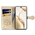 thumbnail image 2 of Funda Cartera FOXDOCK para Honor 200 Pro , Flip PU con Relieve de Gatos y Perros, Tarjetero y Soporte, 2 of 6