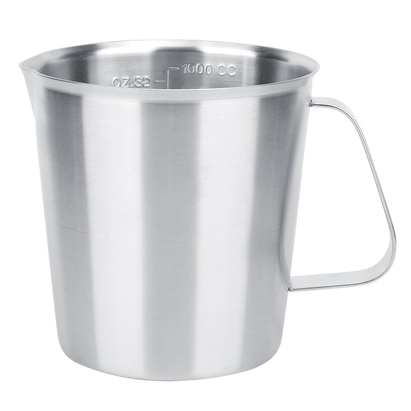 1000 ML de Lait en Acier Inoxydable Mousse de pichet de cuillère de café au Lait de café avec échelle pour l'art Latte