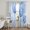 Cornflower Blue, Sky Blue, White, Azure, variant on Blue Tulip Sheer Curtains 84 Inch Length 2 Panels Set, Watercolor Floral Farmhouse Line Artwork Voile Window Treatment Rod Pocket Curtains Sheers Drapes for Bedroom/Living Room/Kitchen 52"x84"x2