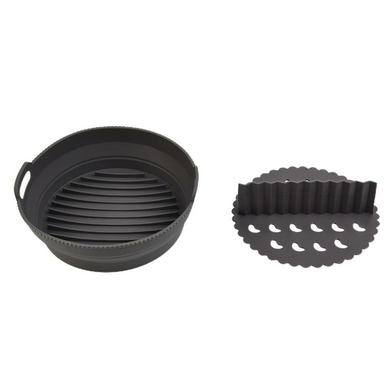 COLLAPSIBLE SILICONE AIR-FRYER LINER ROUND