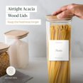 Airtight Glass Pasta Containers for Pantry Spaghetti Container