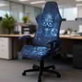 thumbnail image 5 of Whosucclay Skull Galaxy Print Gaming Chair Slipcovers, Stretchable Office Chair Cover 4 Pcs Computer Desk Chairs Covers with Armrest Covers, Rotating Armchair Protector Cover, 5 of 8