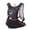 Black, variant on NFTIGB 12L Backpacking Backpack Water Resistant Daypack for Hiking Camping Running & Travel - Adjustable Chest Strap, Reflective Design - All Black (10.6 inches / 27 cm)