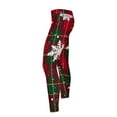 thumbnail image 5 of Qulqfy Yoga Leggings for Women Running Christmas High Waisted Red Lounge Plus Size Plaid Casual Leggings Pants Women L, 5 of 9