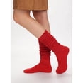 thumbnail image 2 of Hue & Hold 3 Pairs Slouch Socks for Women Size 9-11 Soft Extra Long Scrunch Knee High Boot Socks, 2 of 15