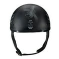 thumbnail image 2 of Fulmer, AF-90025P15, Adult Motorcycle Half Helmet - Patriot-Flat Black, XL, 2 of 2