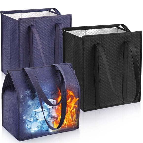 Bolsas aislantes para supermercado Teenyou XL, tamaño XL, 3 unidades con cierre
