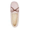 thumbnail image 4 of Joyspun Women's Suede Moccasin Slippers, Wide Width Available, 4 of 6