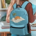 thumbnail image 5 of Psesaysky Sleeping Capybara Cloud Palm Pattern Kids Travel Backpack for Teen Boys Girls Book Bag with Adjustable Straps for Elementary Middle Students Back to School Gifts, 5 of 7