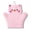 Pink, variant on Kids Bath Gloves For Sensitive Skin Gentle Exfoliating Scrubber For Family Bonding Time Skin Friendly Cleaning Tool