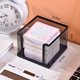 thumbnail image 1 of Nueva caja de cubo de malla de metal, minicaja para suministros de oficina, caja de notas de escritorio, caja de almacenamiento de papelería escolar portátil, 1 of 5